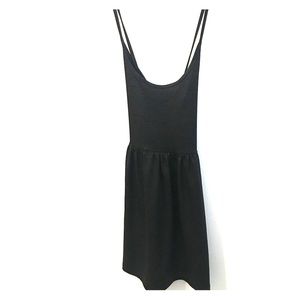 Black peplum tank top by silence + noise